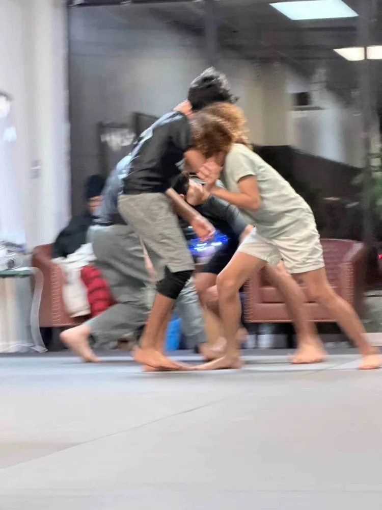 Group of kids training jiu jitsu together at Lucid Jiu Jitsu academy in Hewlett NY
